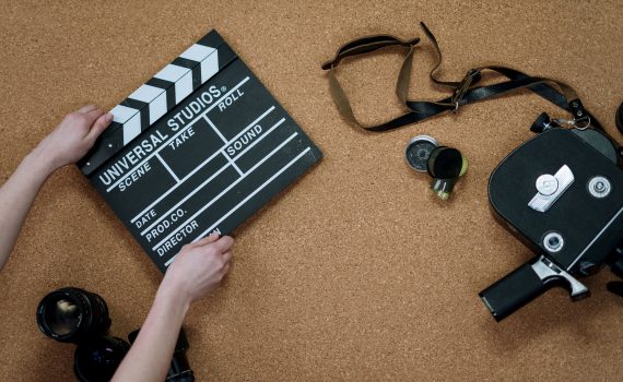 illustration clap cinema